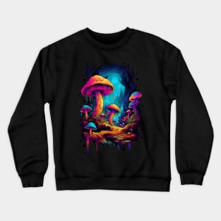 Psychodelic mushrooms trip Crewneck Sweatshirt